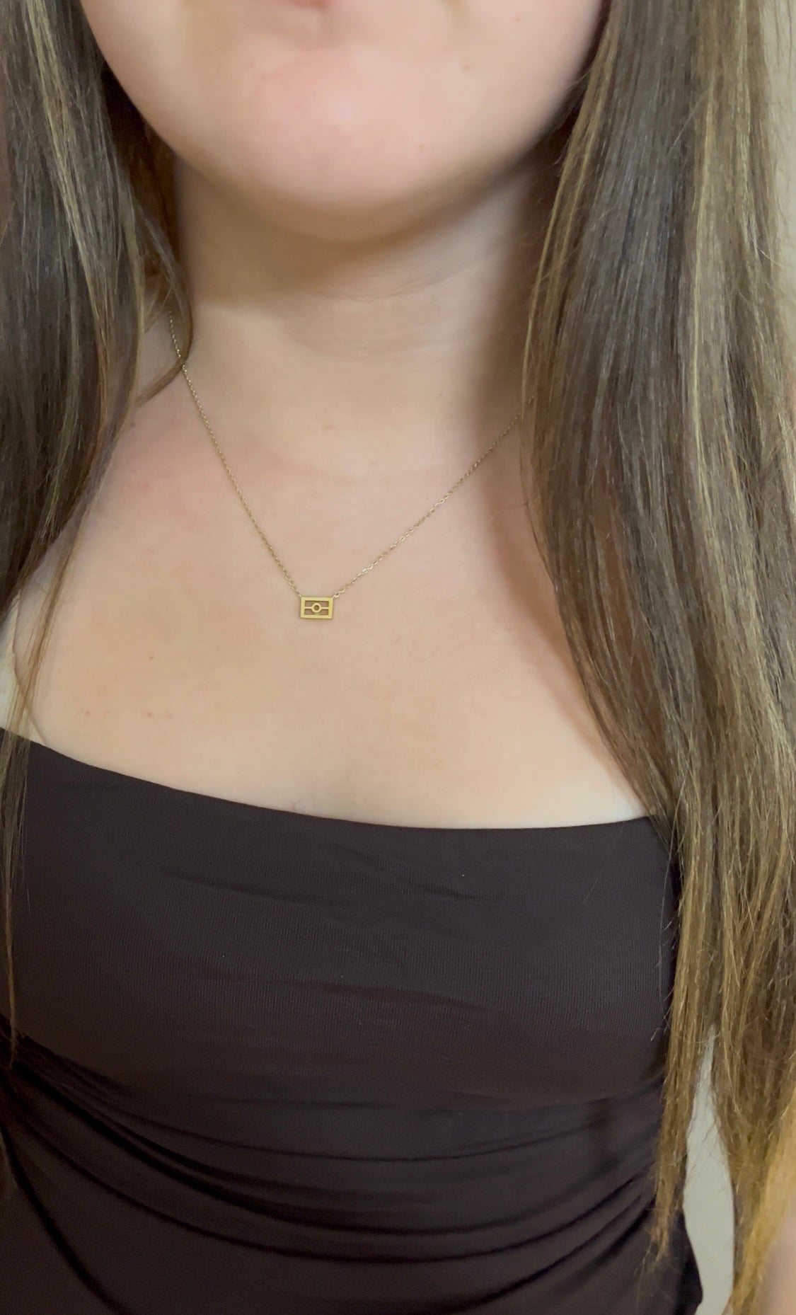 Mini Flag Necklace - 14k Gold Plate