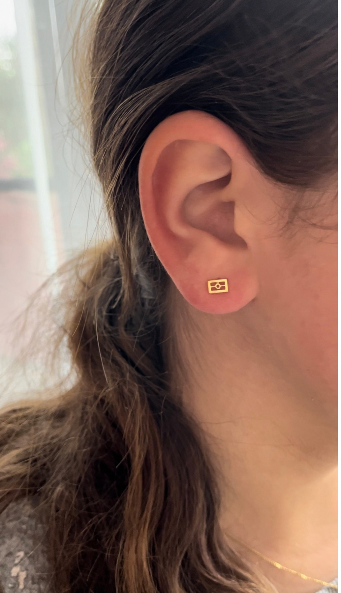 gold aboriginal earrings