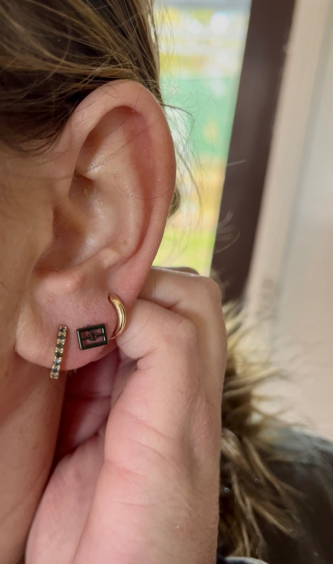 aboriginal flag earrings